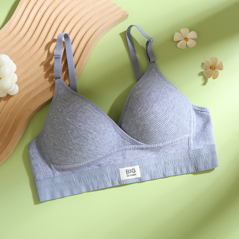 Embroidery Ai - Soutien-gorge en coton style français été