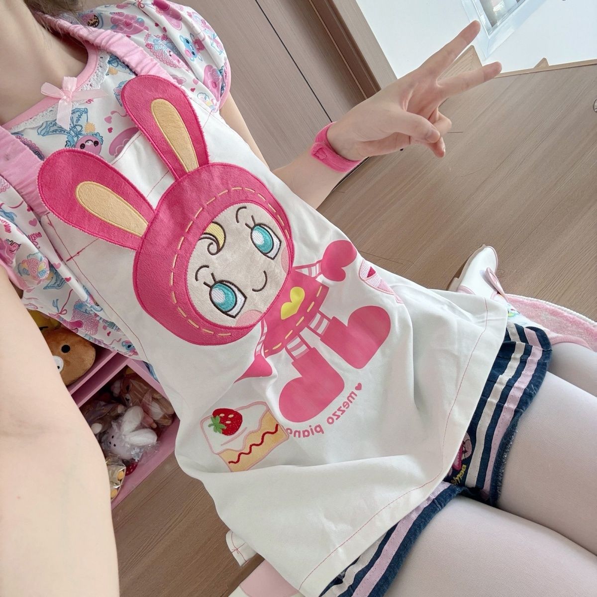 Embroidery Apron - Summer New Cartoon Mp Embroidery Jojifuku