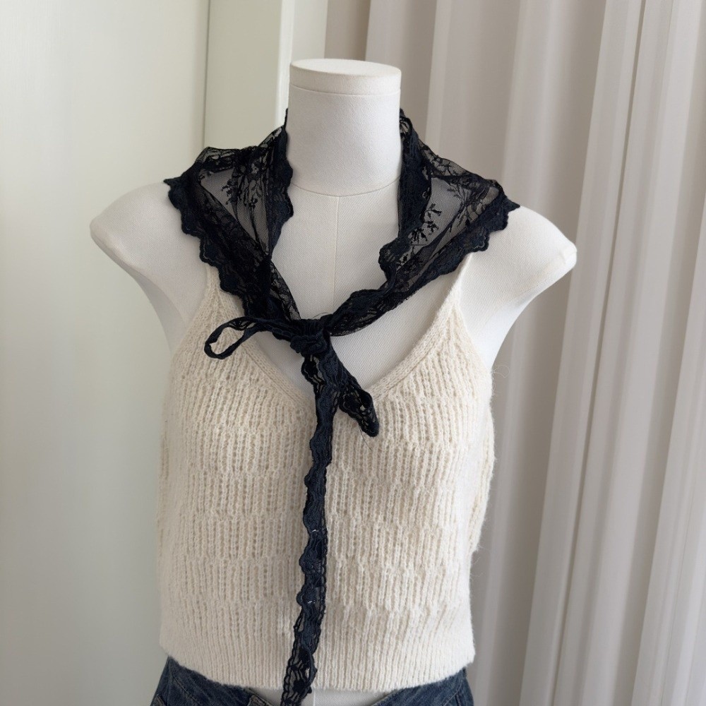 Embroidery Apron - Fashion Y2K Triangle Apron Embroidery Korean
