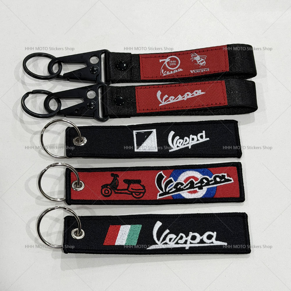 Embroidery Backpack Kit - Car Keychain for Vespa Double-Sides Embroidery
