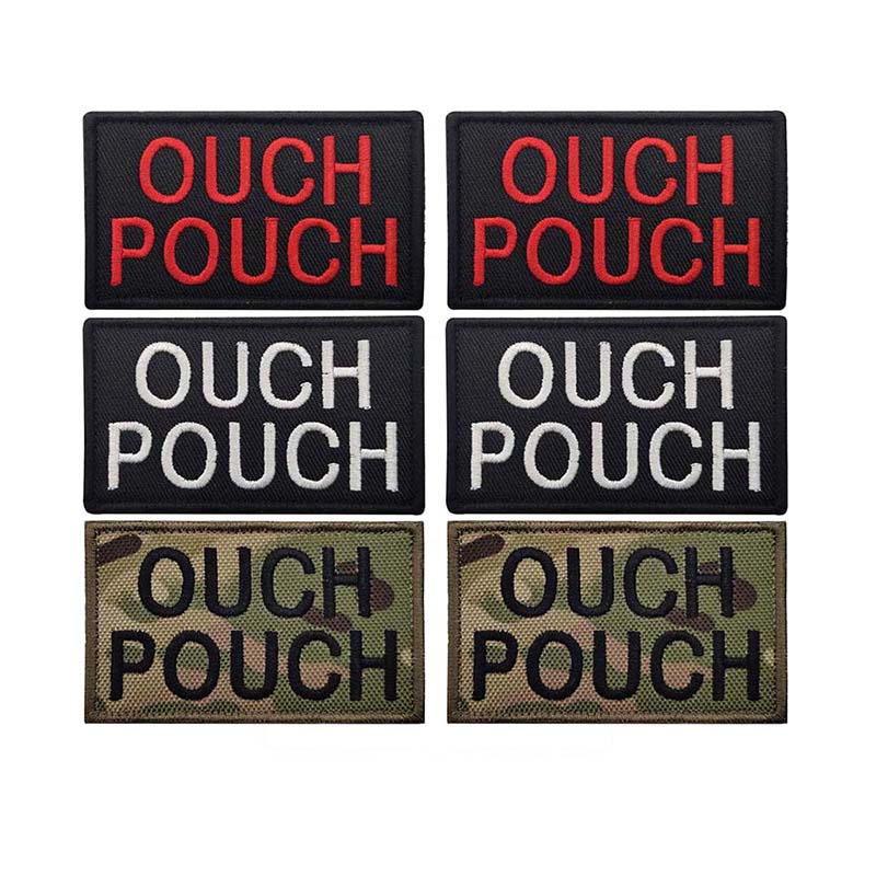 Embroidery Backpack Kit - 8*5CM OUCH POUCH / Letter Patches
