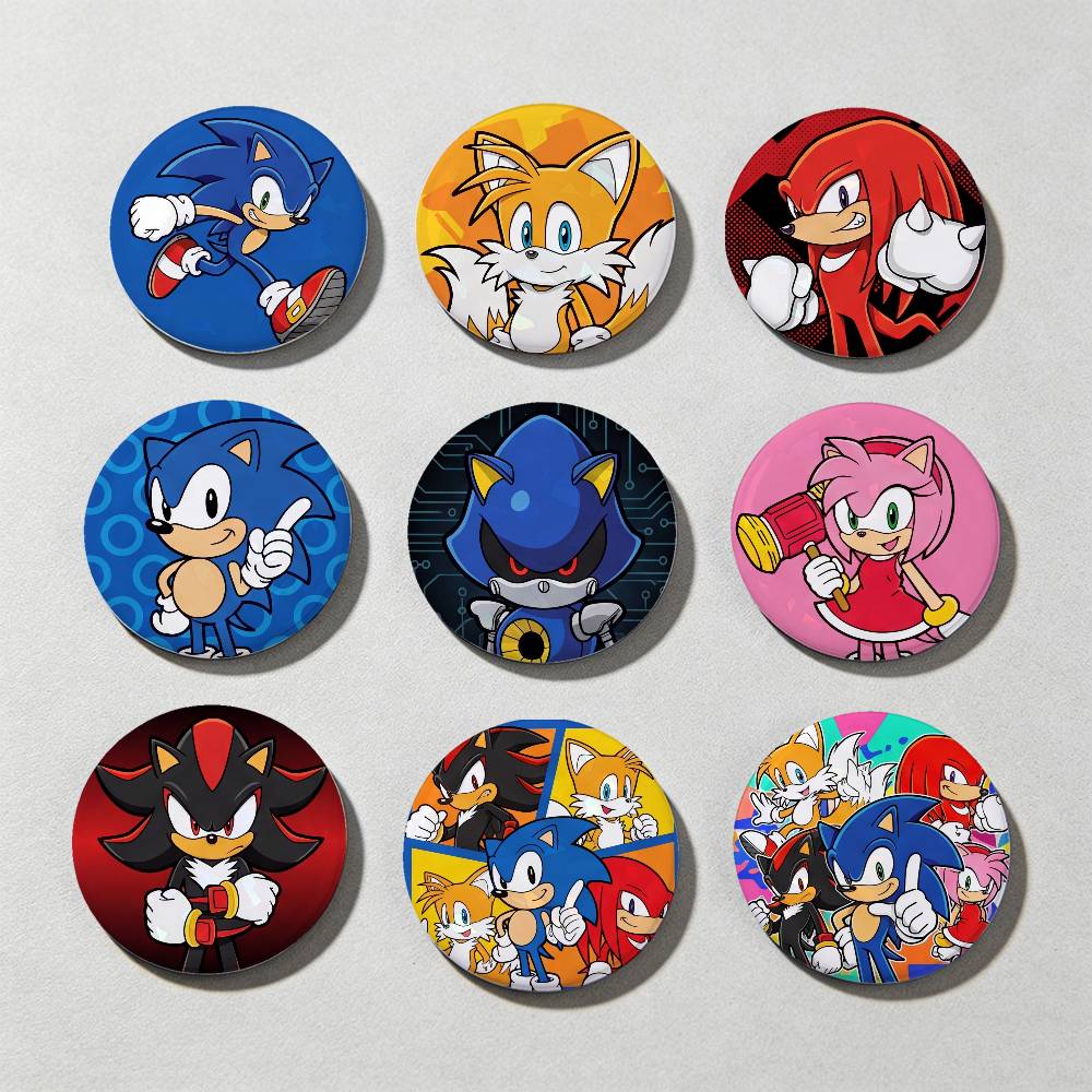 Embroidery Texture - s-SONIC-c Laser diamond texture Button Pins