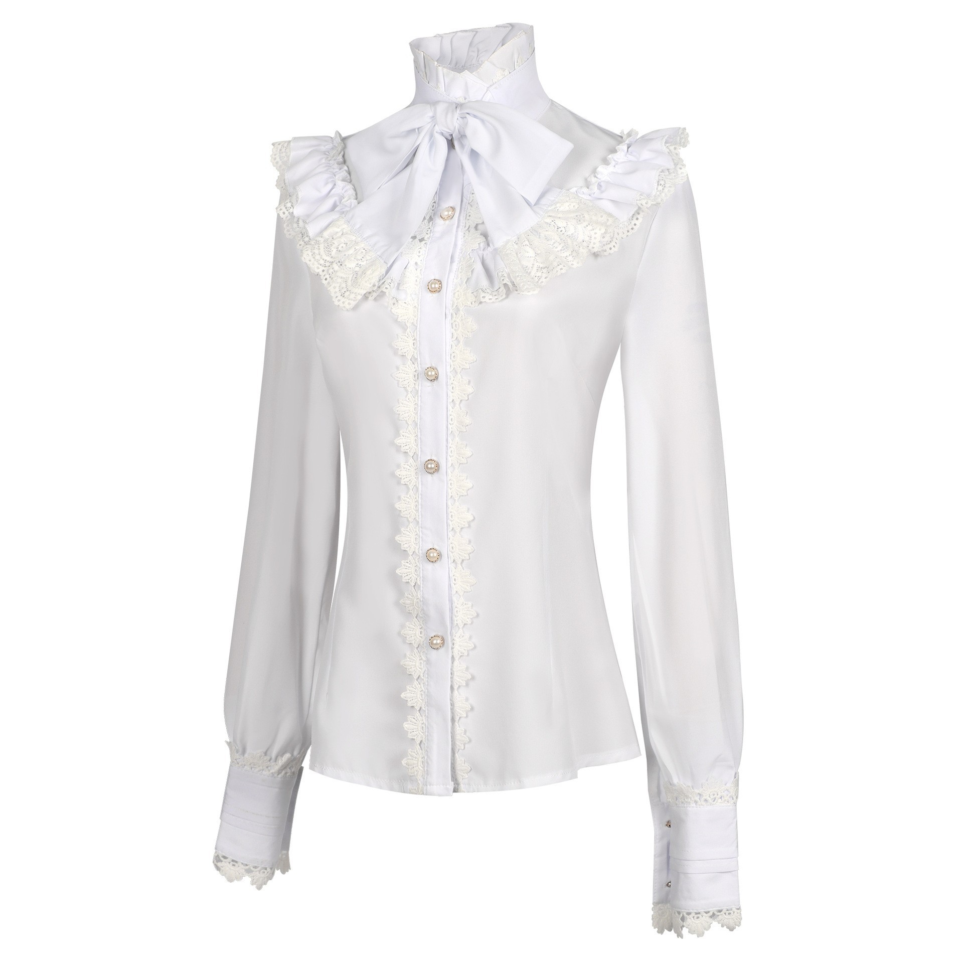 Embroidery Lace - New Arrival Women's Victorian Gothic Shirt,
