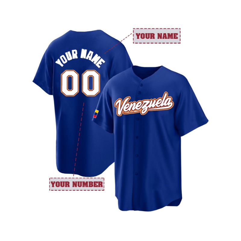 Custom Venezuela Baseball T-Sh - Embroidery On Shirt review and price