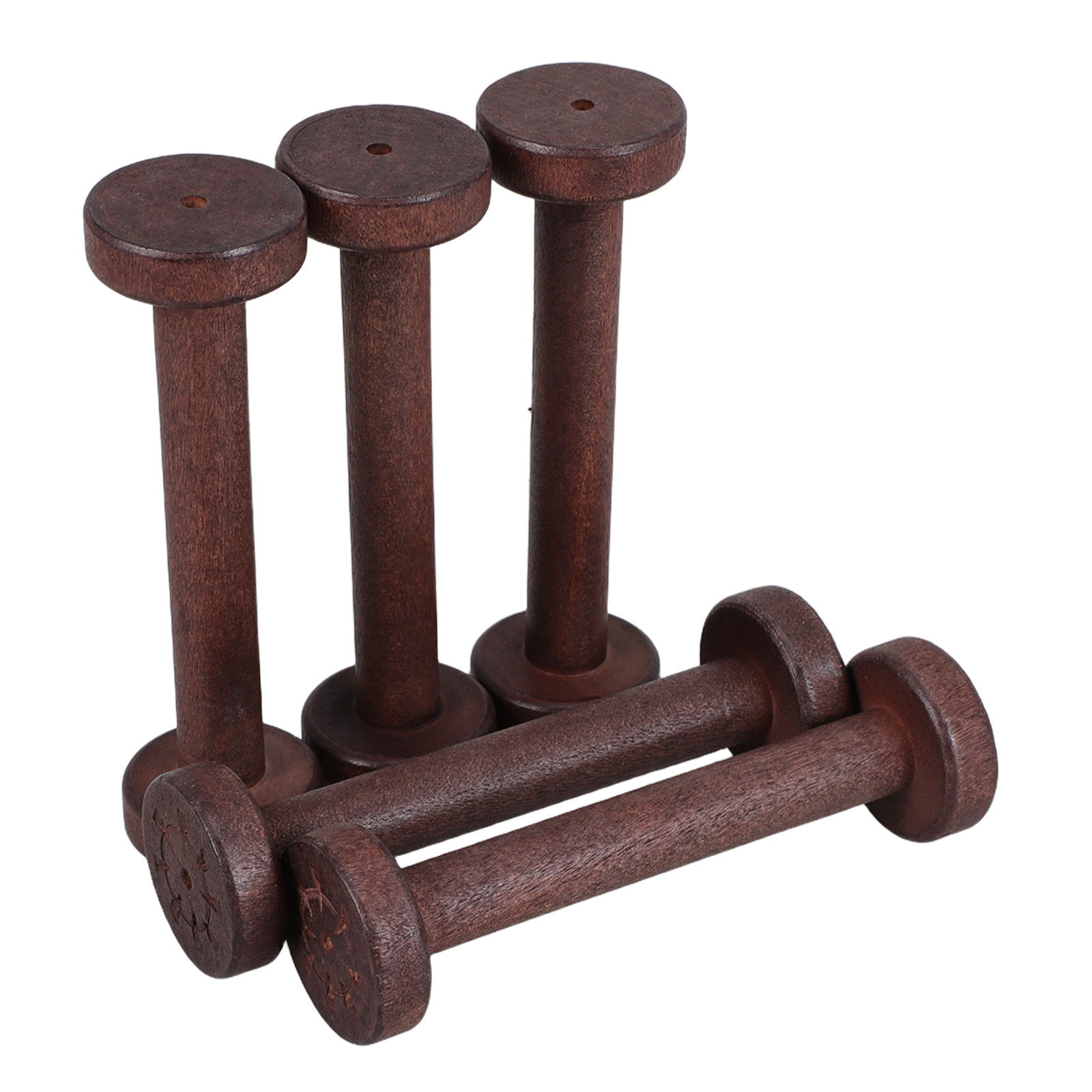 5Pcs Wooden Spools for Crafts  - Embroidery Thread review and price