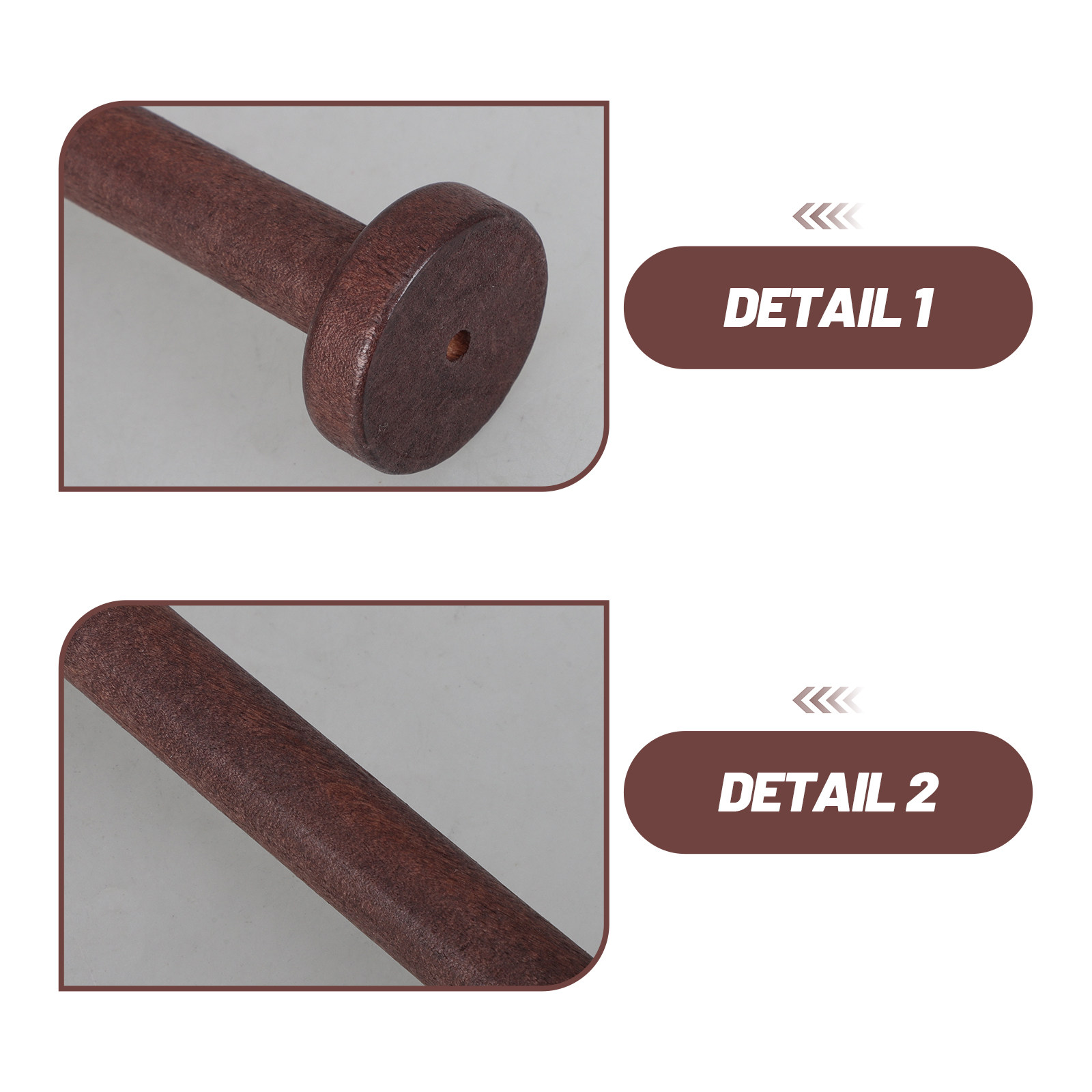 5Pcs Wooden Spools for Crafts  - Embroidery Thread review and price