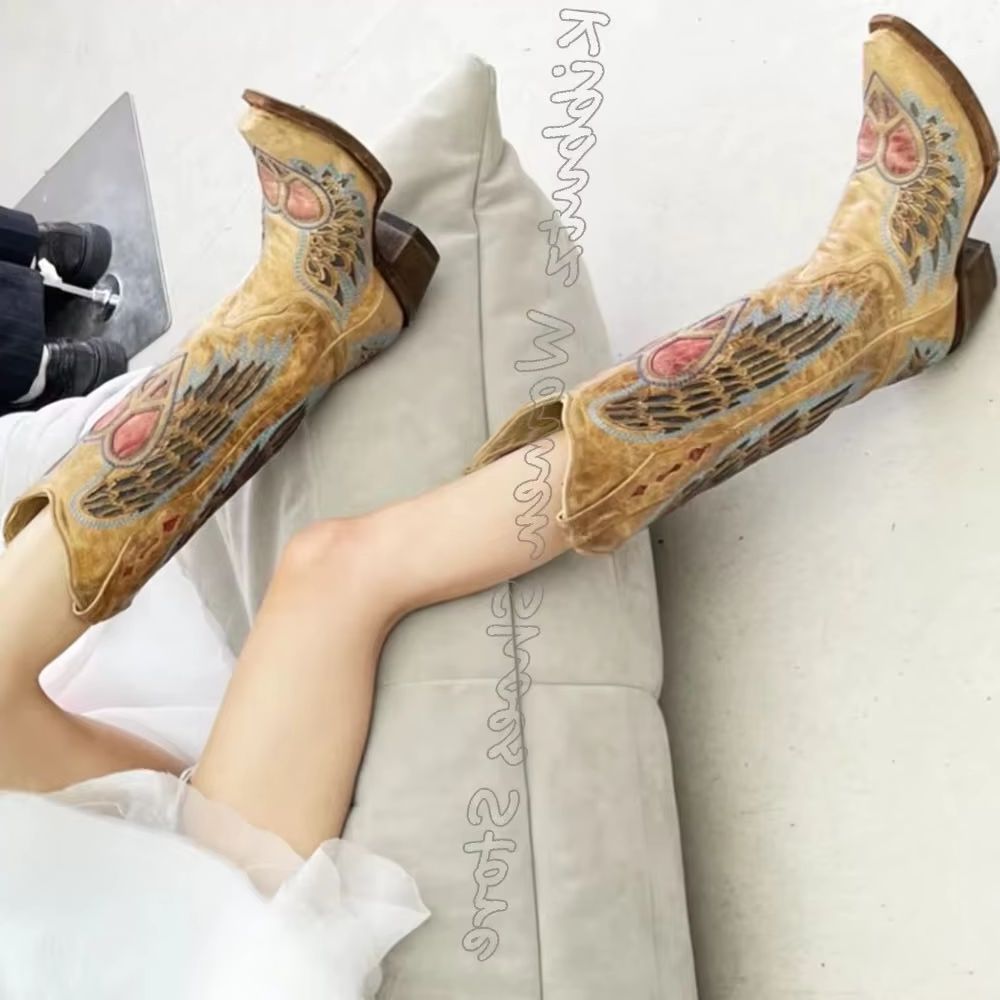 Embroidered Cowboy Western Boo - Embroidery On Leather review and price