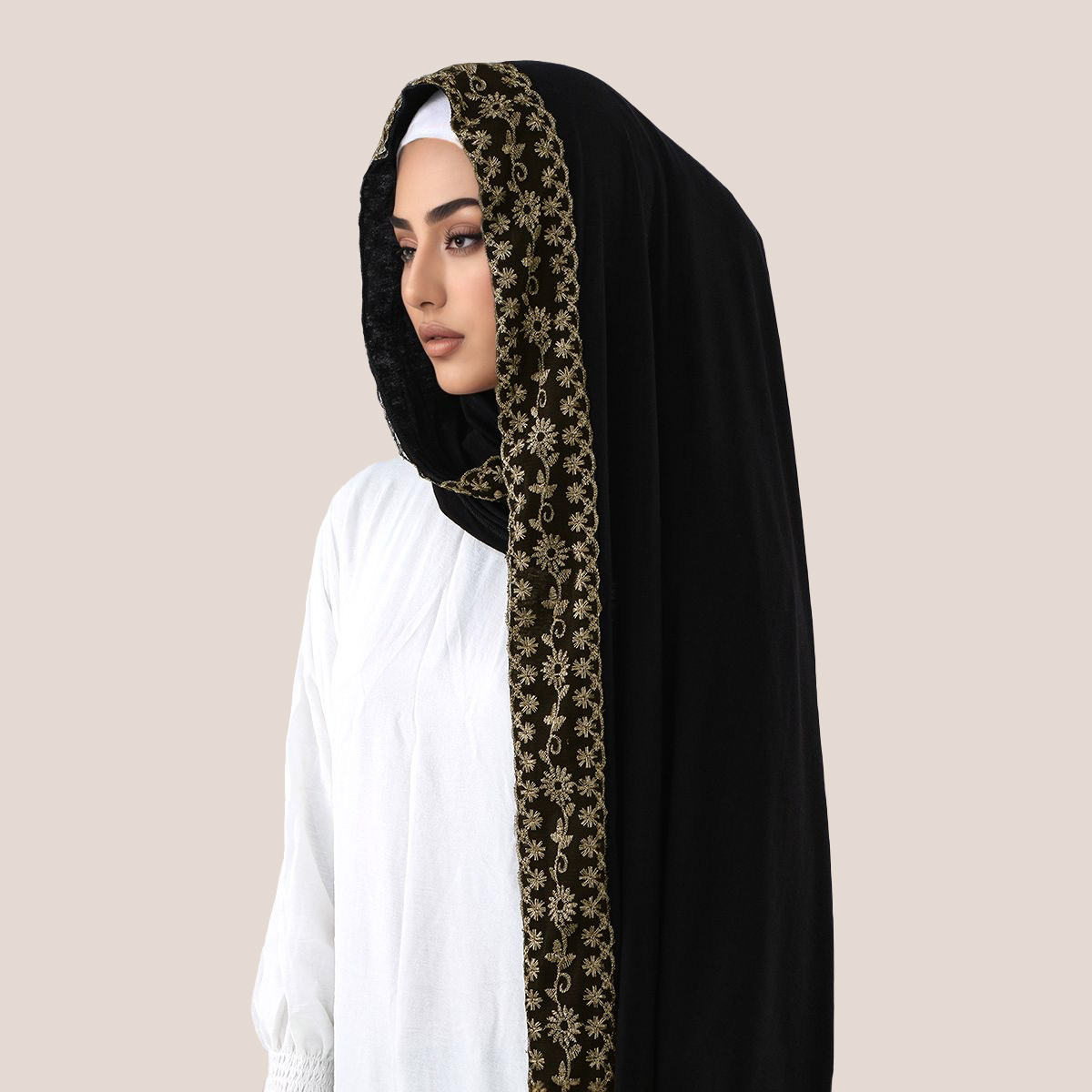Lace Embroidery Cotton Jersey  - Embroidery Lace review and price