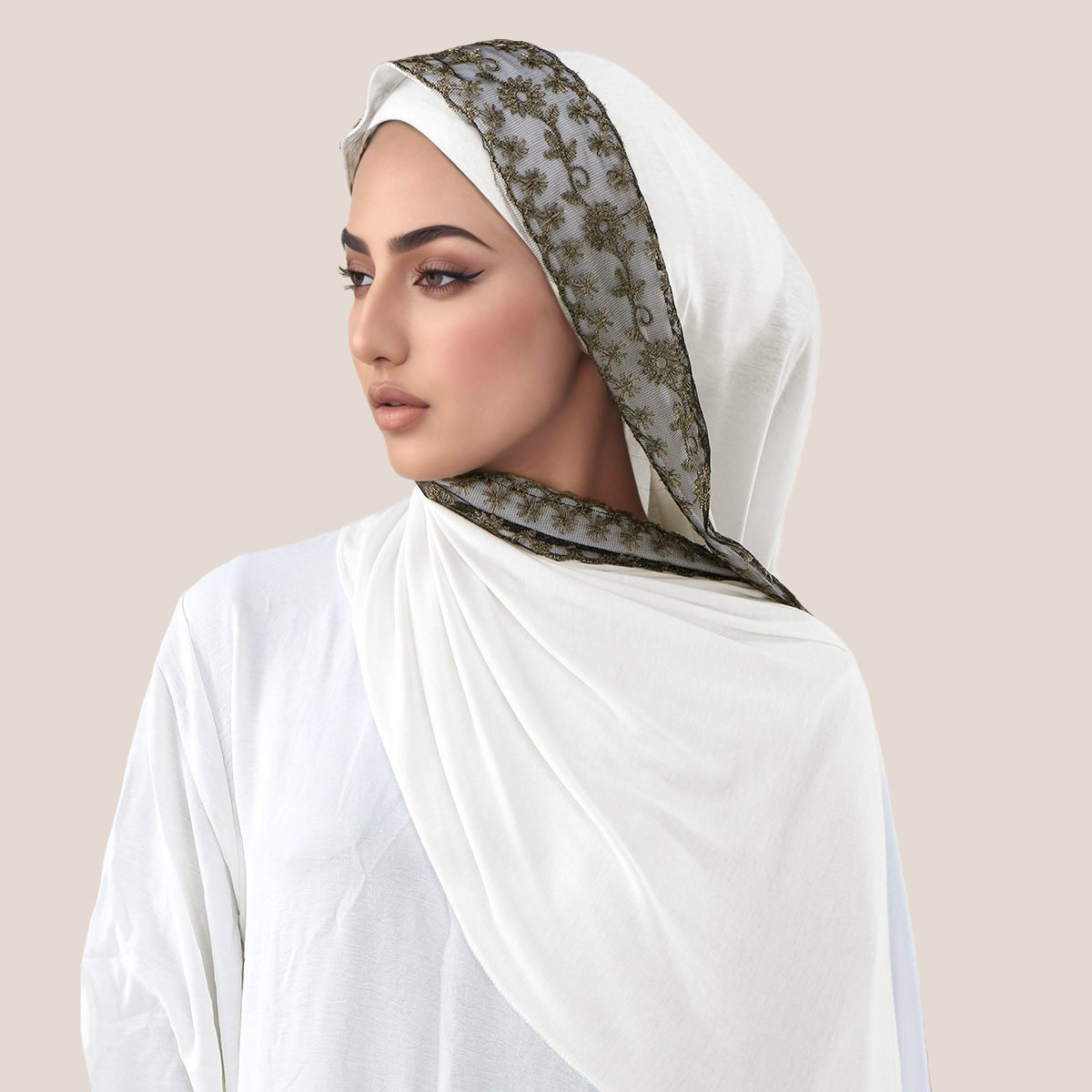 Lace Embroidery Cotton Jersey  - Embroidery Lace review and price