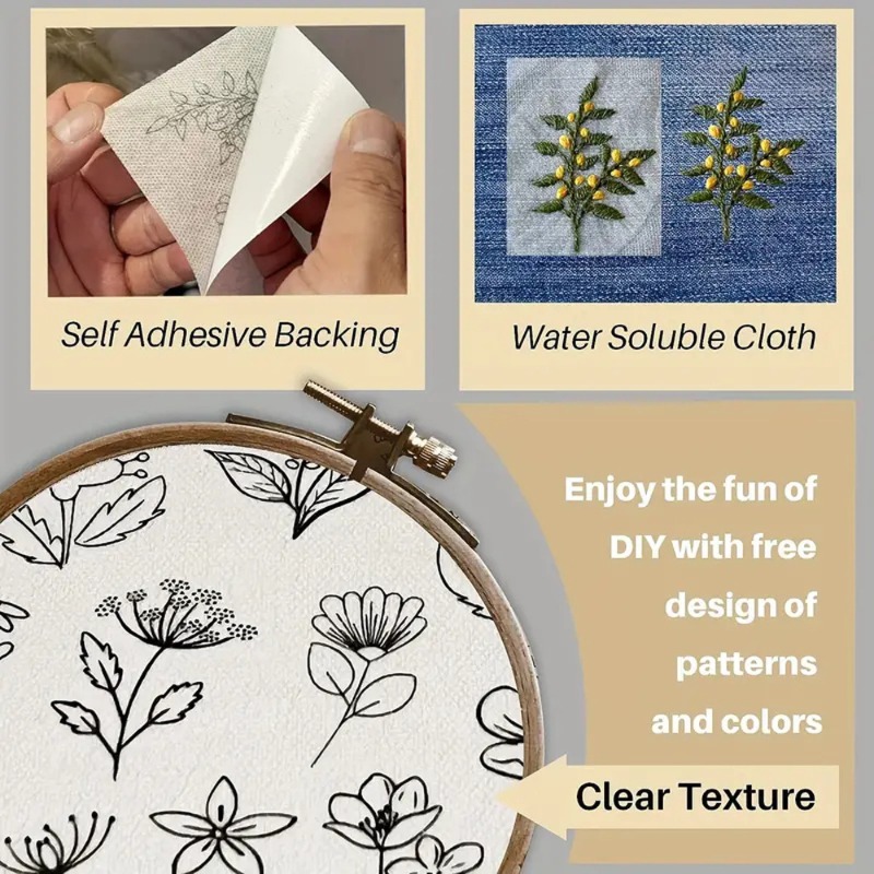 10Pcs Handicrafts Eco-Friendly - Water Soluble Stabilizer review and price