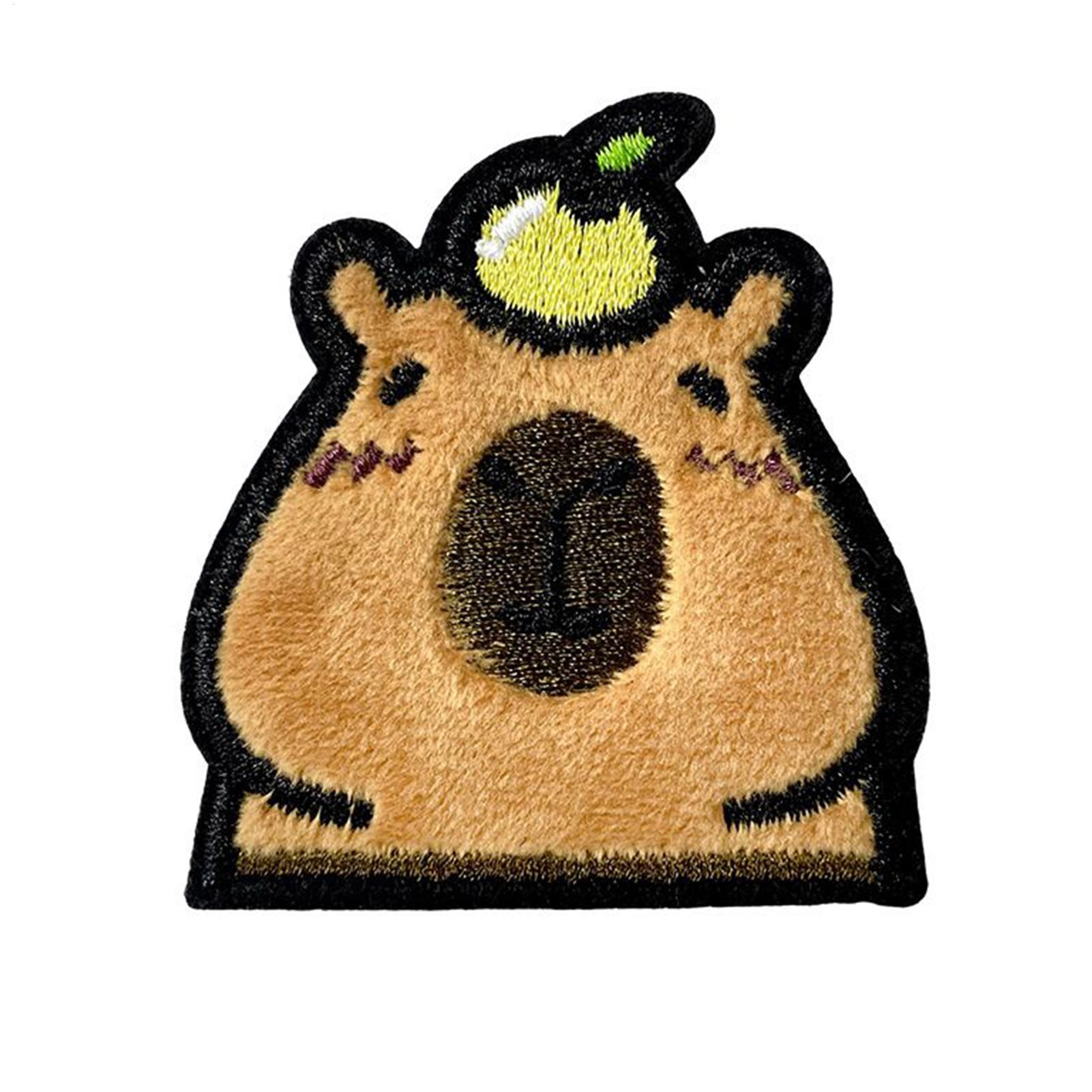 Iron On Patches Animals Capyba - Embroidery Backpack Kit review and price
