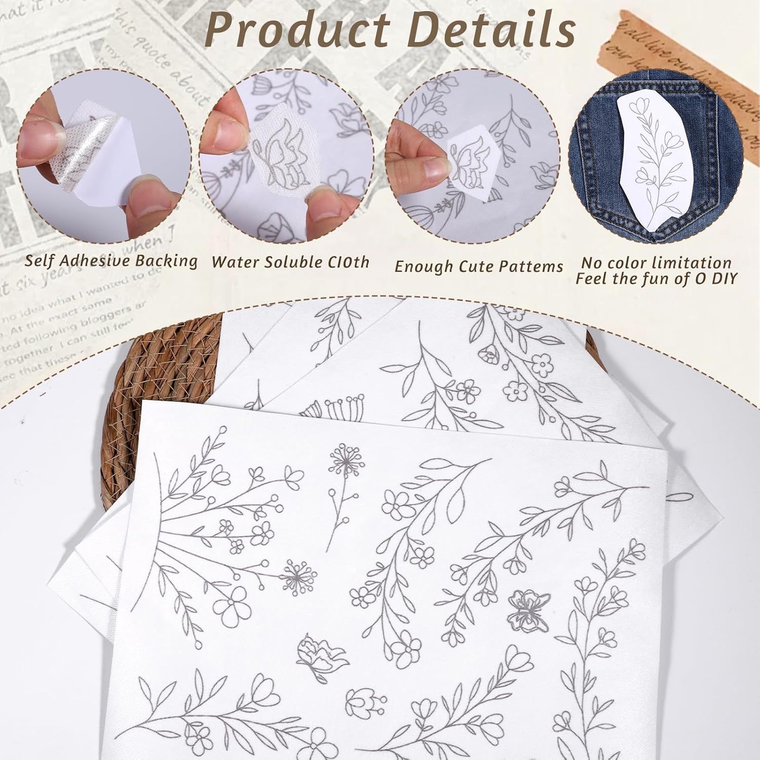 Stick & Stitch Water Soluble E - Water Soluble Stabilizer review and price