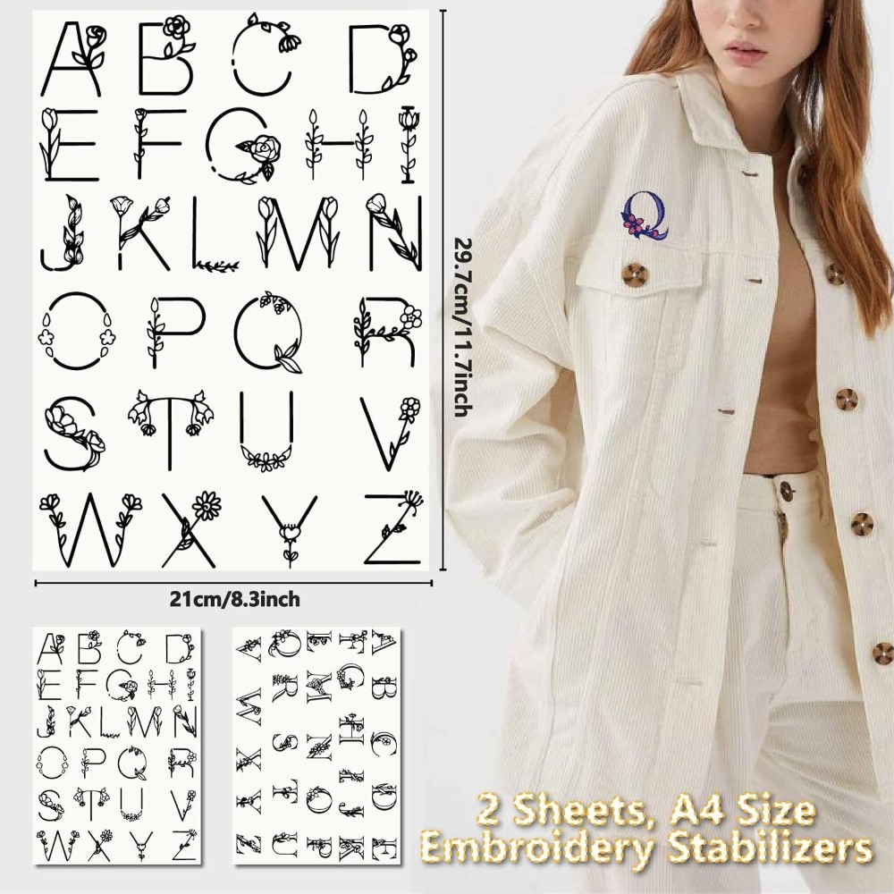 Letter A-Z Water Soluble Embro - Embroidery Water review and price