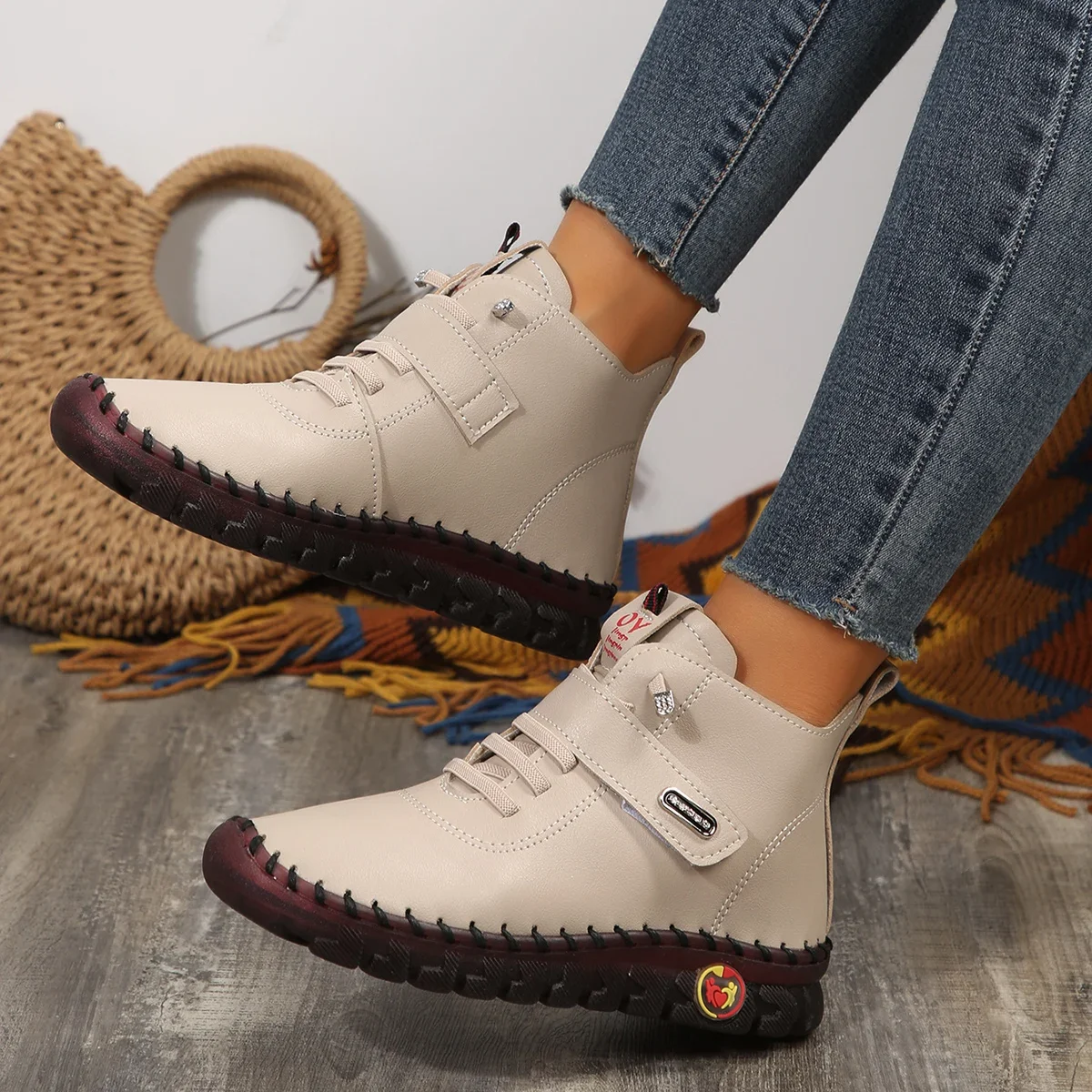 Boots Woman Winter 2025 New Fu - Embroidery Thread review and price