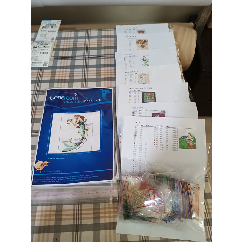 Cross Stitch Kit DIY Set  Flow - Embroidery Backpack Kit review and price