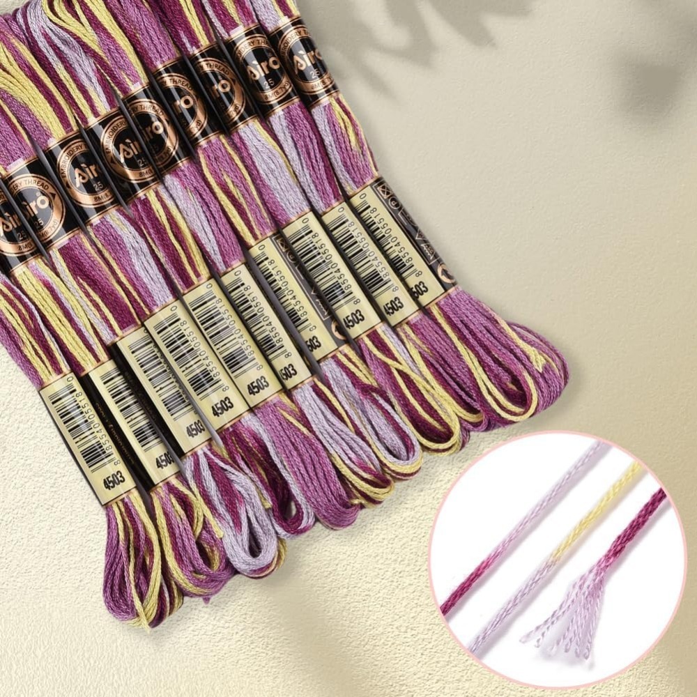 6 Strands Purple Variegated Em - Embroidery Floss review and price