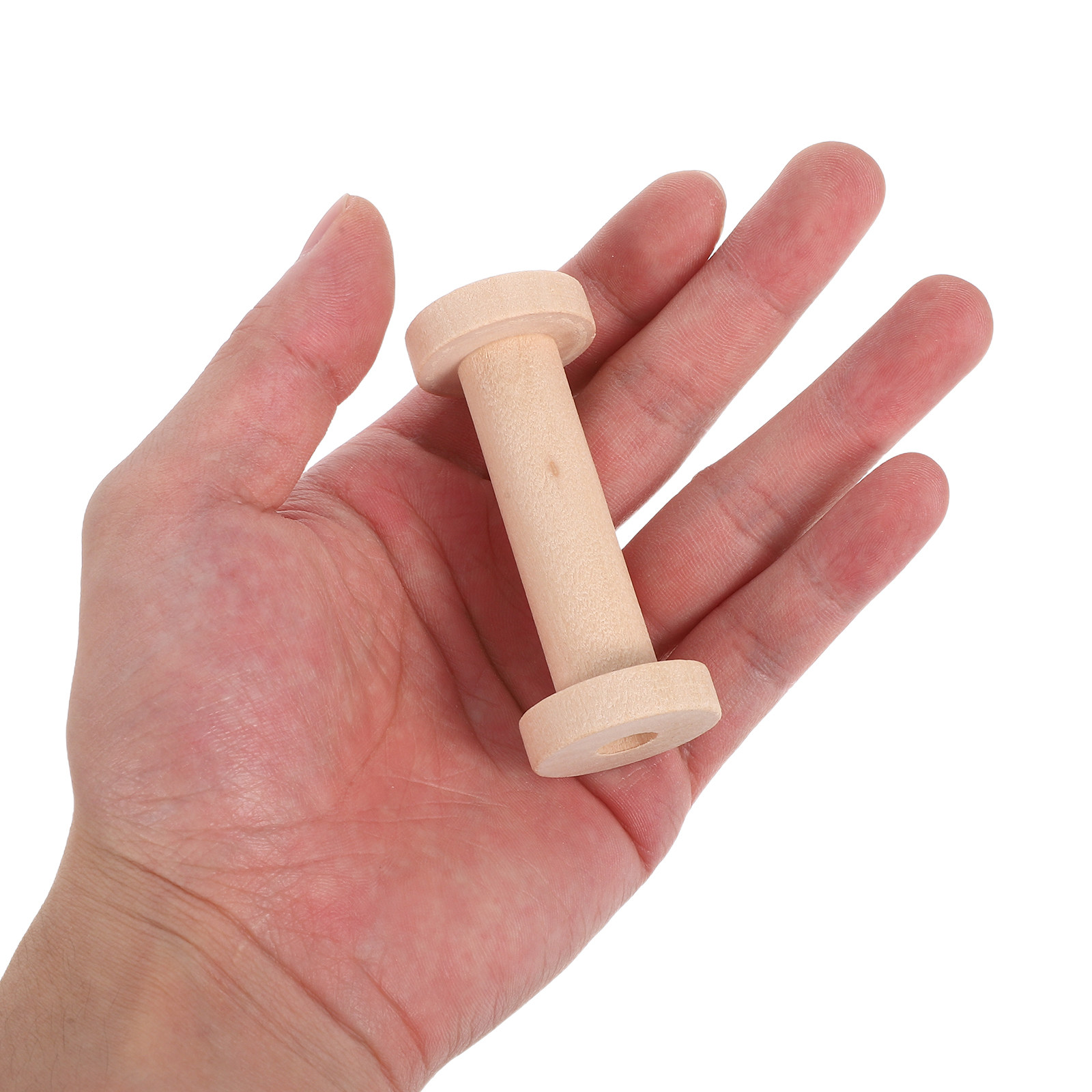 15Pcs Wooden Spools Natural Wo - Embroidery Thread review and price