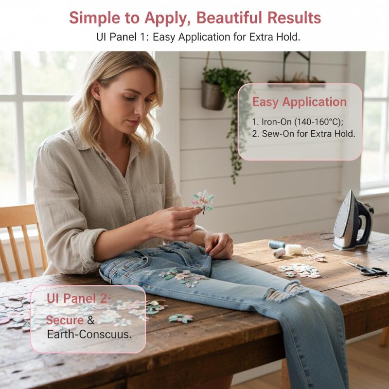 1Pcs Jacket Jeans Craft Access - Embroidery Flower Pattern review and price