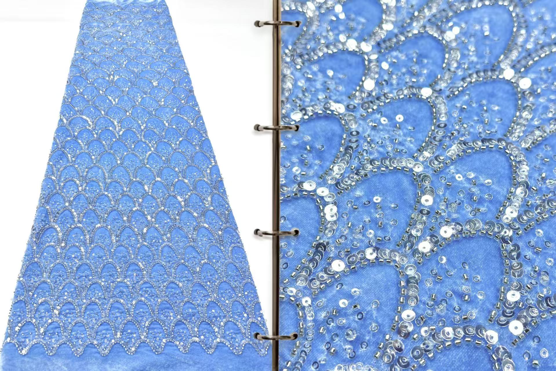 Luxury Sequins Elegant Party D - Embroidery Net Dress review and price