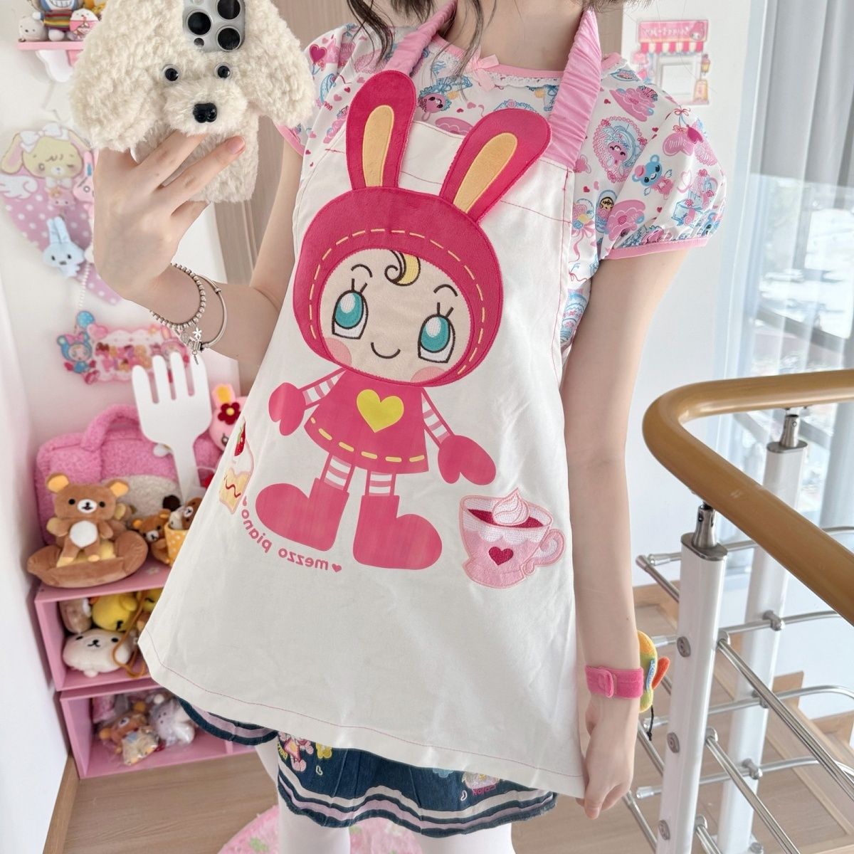 Summer New Cartoon Mp Embroide - Embroidery Apron review and price