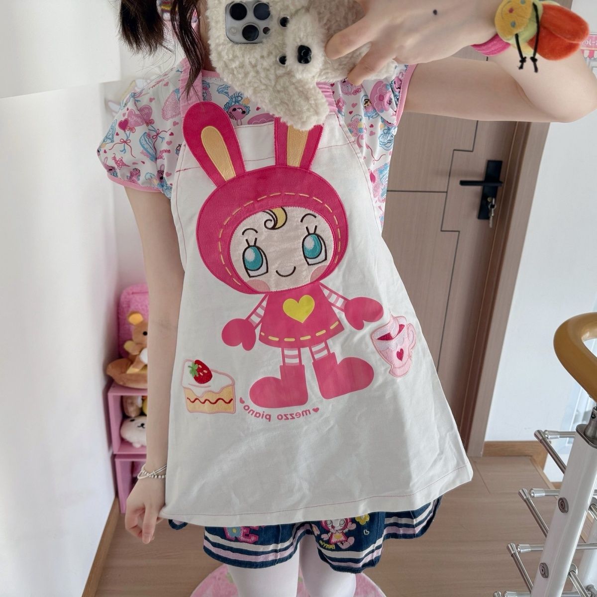 Summer New Cartoon Mp Embroide - Embroidery Apron review and price