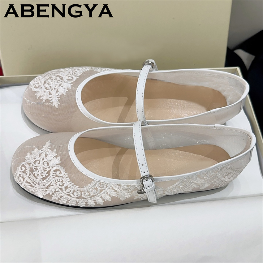 Lace Embroidery Flat Shoes for - Embroidery Lace review and price