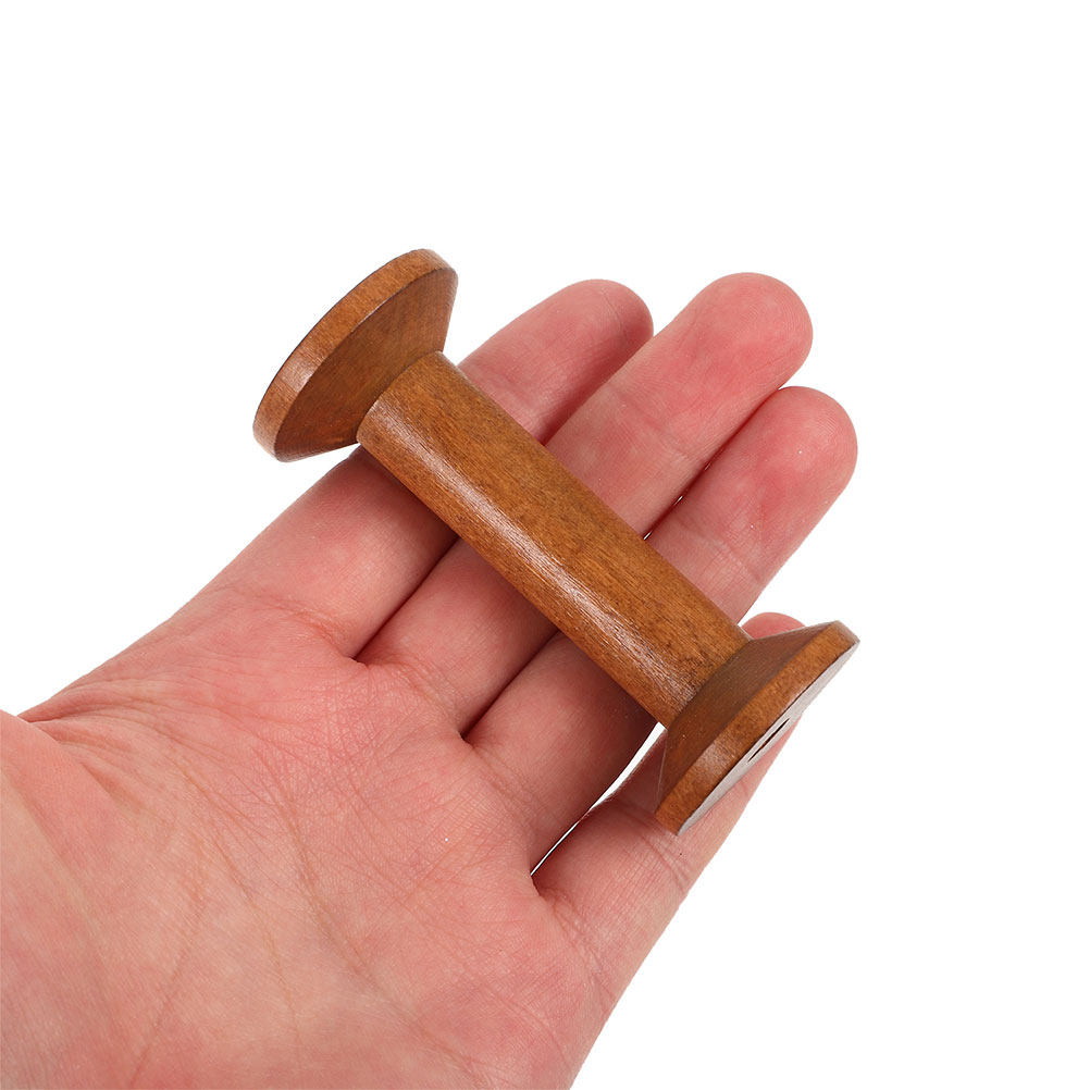 7Pcs Wooden Thread Spools Vint - Embroidery Thread review and price
