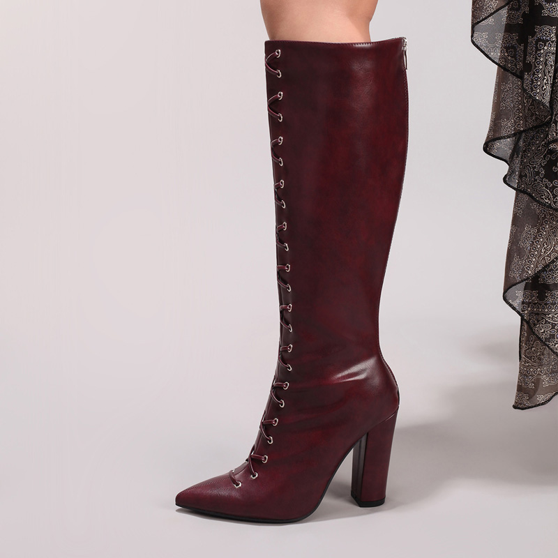 Retro Red Black PU Leather Emb - Embroidery Lace review and price