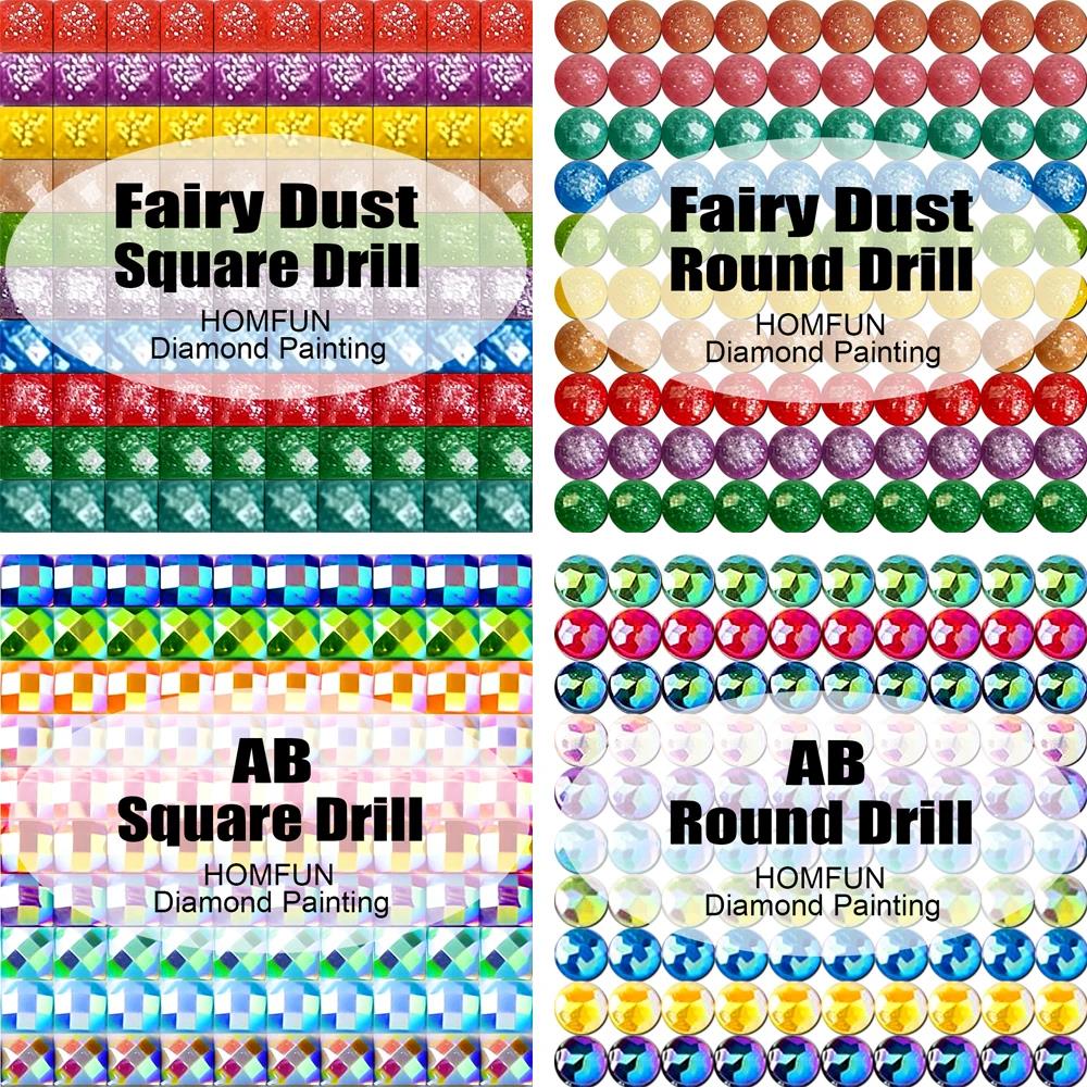 HOMFUN Fairy Dust AB Diamond E - Embroidery Flower Pattern review and price