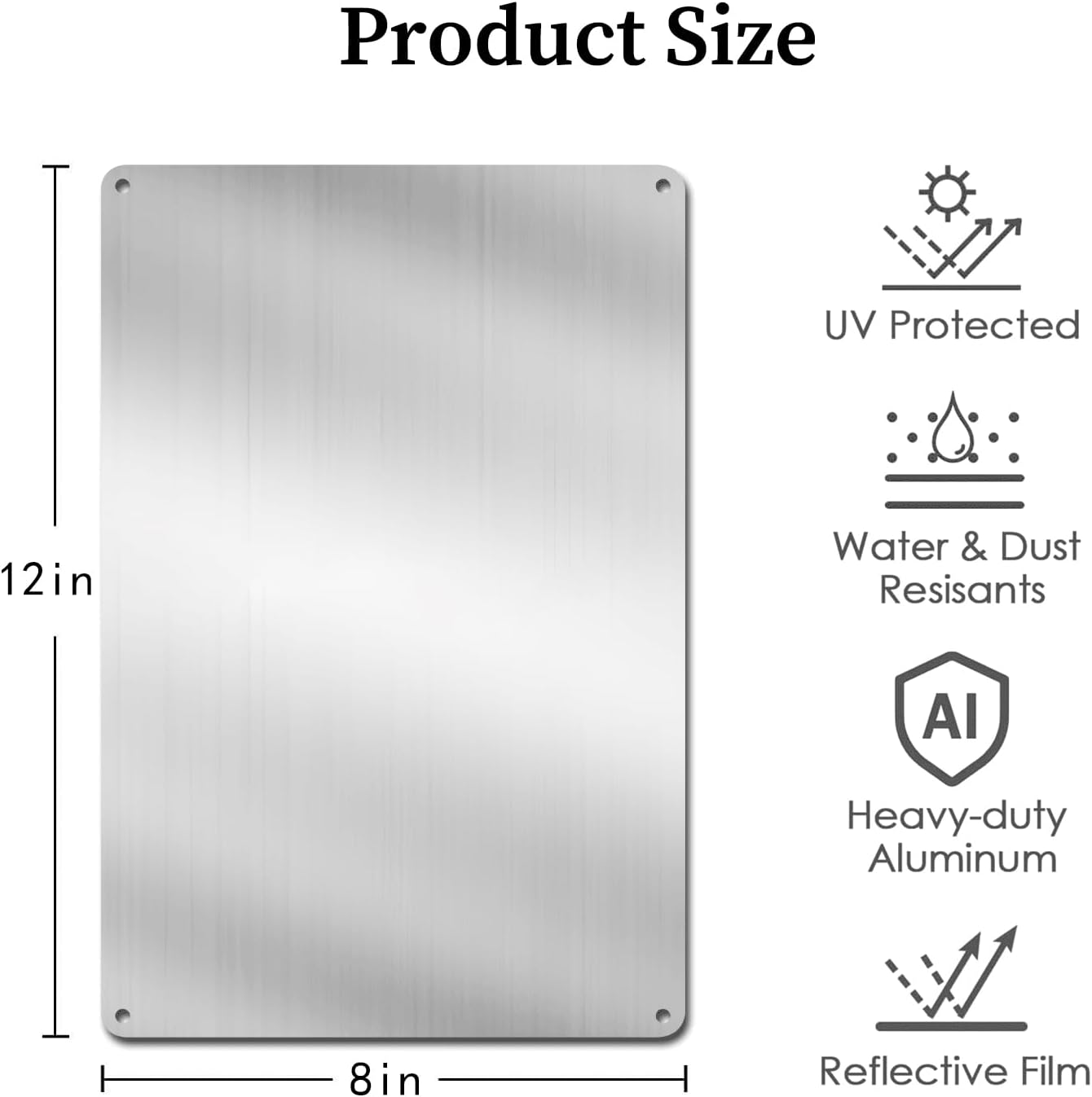 Vintage Metal Aluminum Sign -  - Embroidery Water review and price