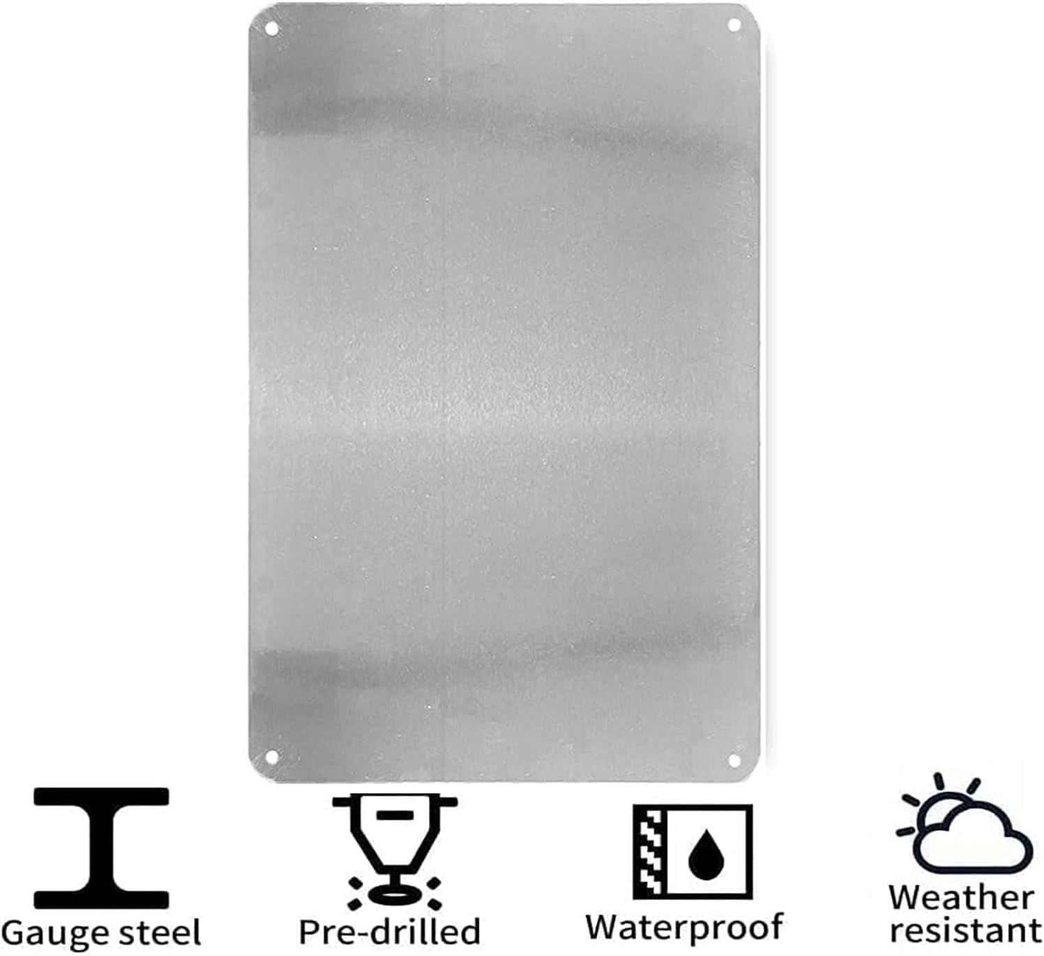 Vintage Metal Aluminum Sign -  - Embroidery Water review and price