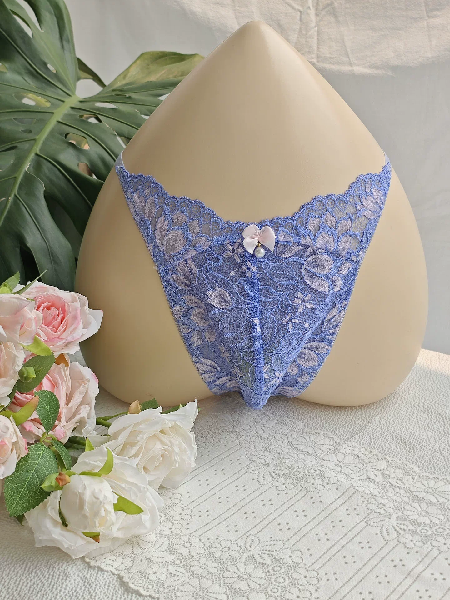 Black Lace Man's T-brief Embro - Embroidery Lace review and price
