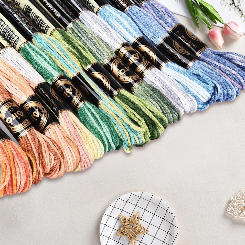 12 Skeins 105 Yards Cross Stit - Embroidery Floss review and price