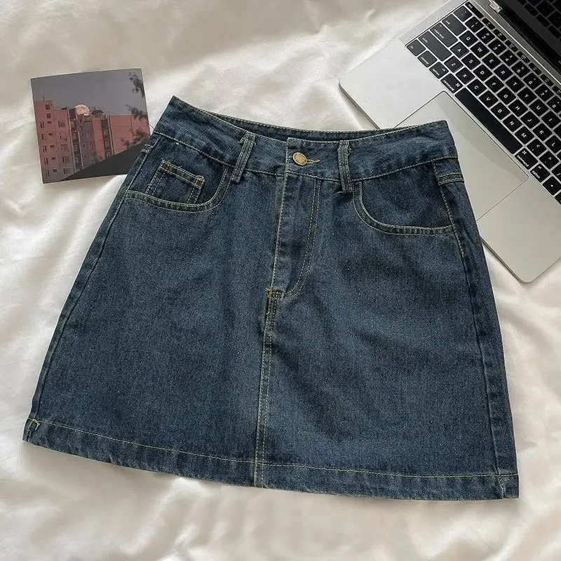 Y2K Denim Skirt Set: Vintage J - Embroidery Origin review and price