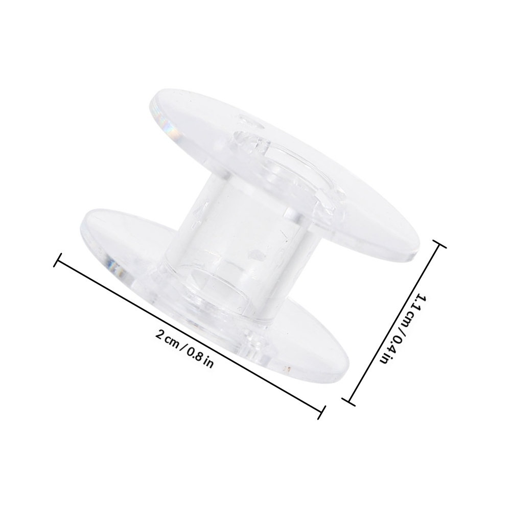60Pcs Clear Plastic Sewing Mac - Embroidery Thread review and price