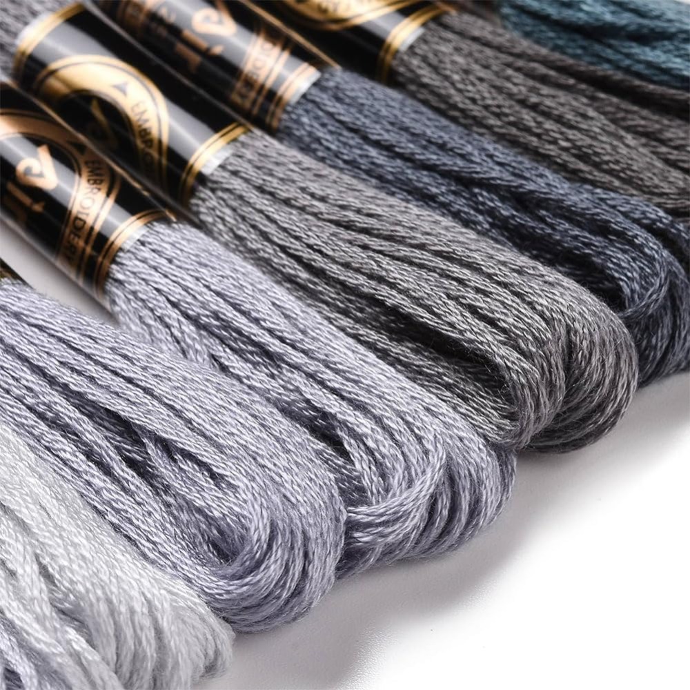 8 Skeins 70 Yards Grey Friends - Embroidery Floss review and price