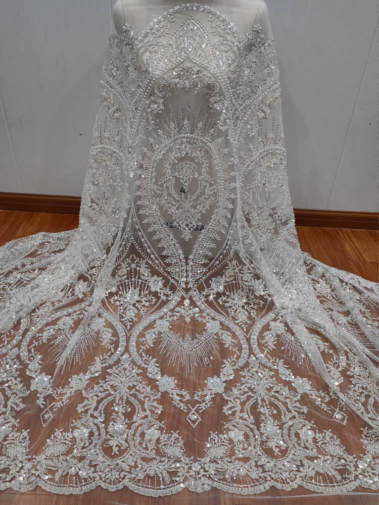 1yard white High-density Mesh  - Embroidery White Dress review and price