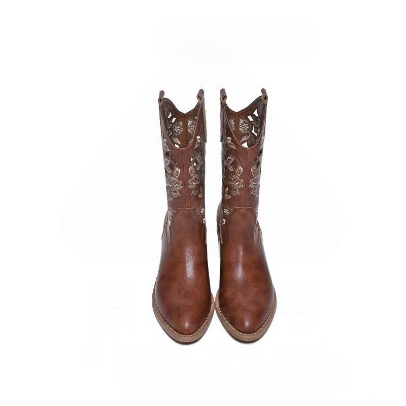 Retro Women Shoes Exquisite Ge - Embroidery On Leather review and price
