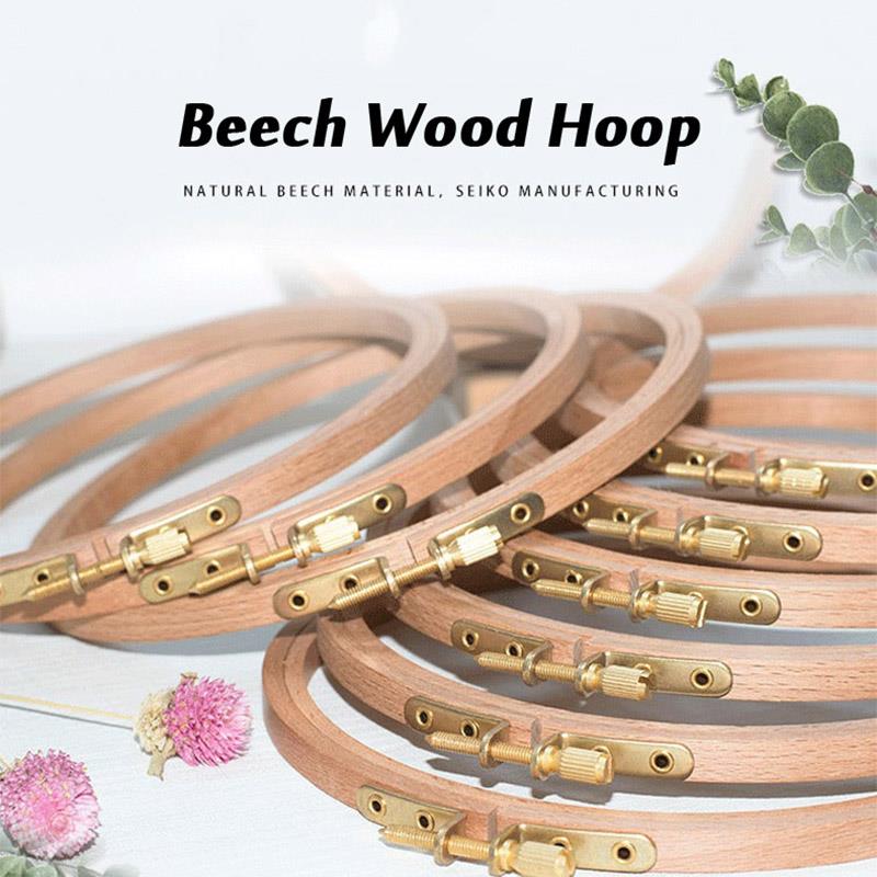 1pcs High Quality Beech Wood E - Embroidery Hooping review and price