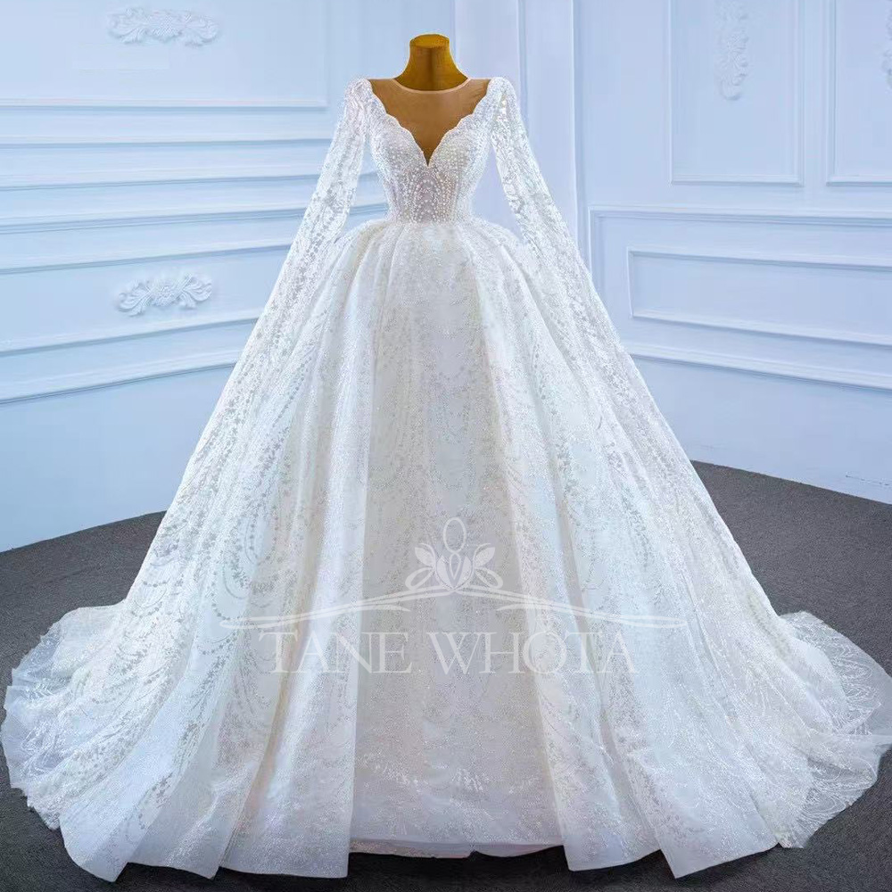 Vestido Casamento 2025 O-Neck  - Embroidery White Dress review and price