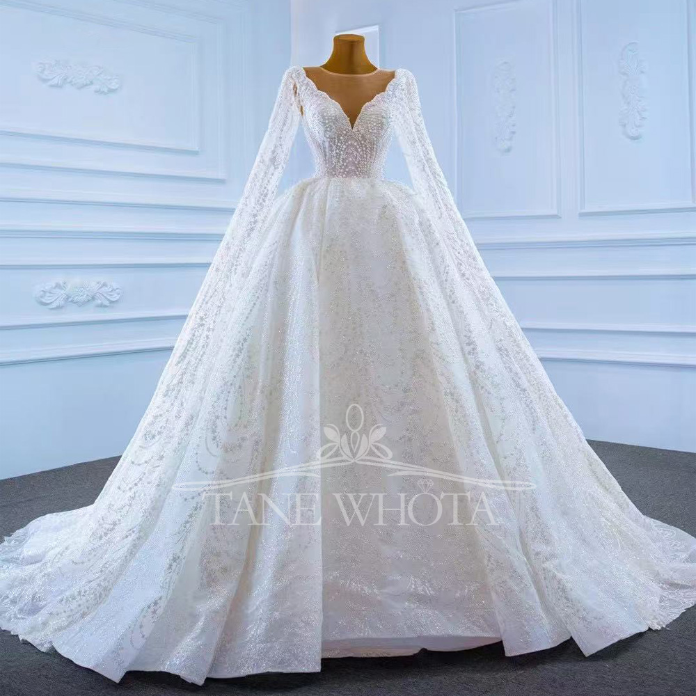 Vestido Casamento 2025 O-Neck  - Embroidery White Dress review and price