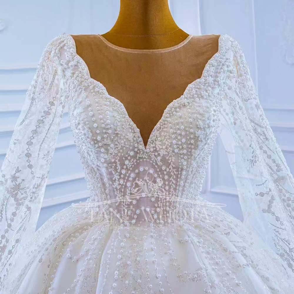 Vestido Casamento 2025 O-Neck  - Embroidery White Dress review and price