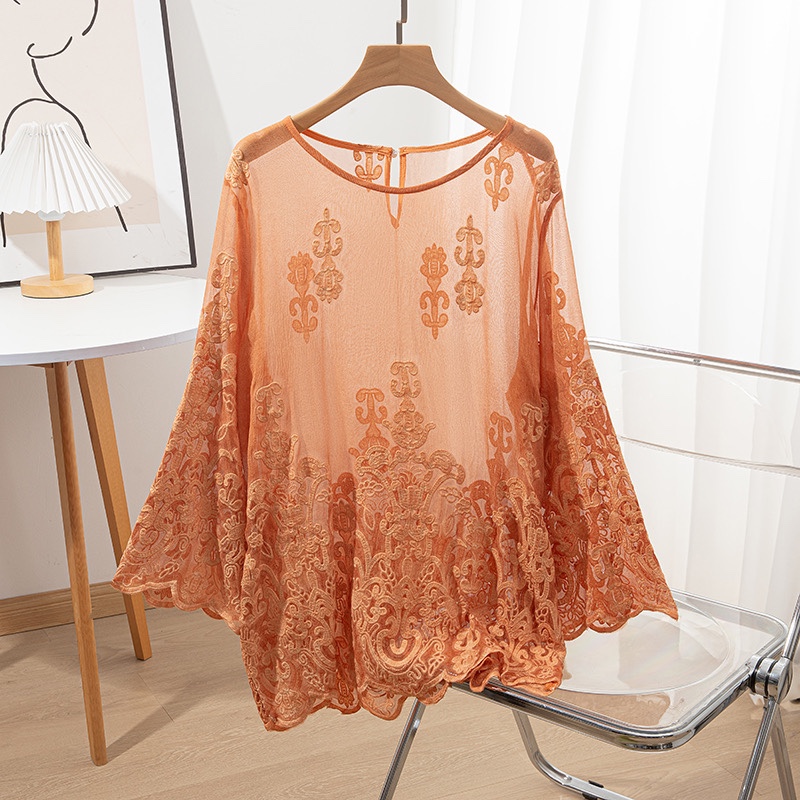 100% Mulberry Silk Women Long  - Embroidery On Shirt review and price