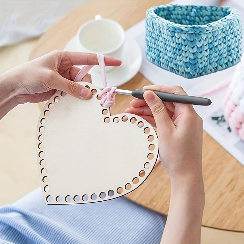 3pcs Heart-Shaped Crochet Bask - Embroidery Hooping review and price