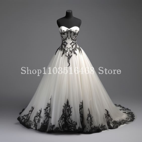 Black White Gothic Embroidered - Embroidery White Dress review and price