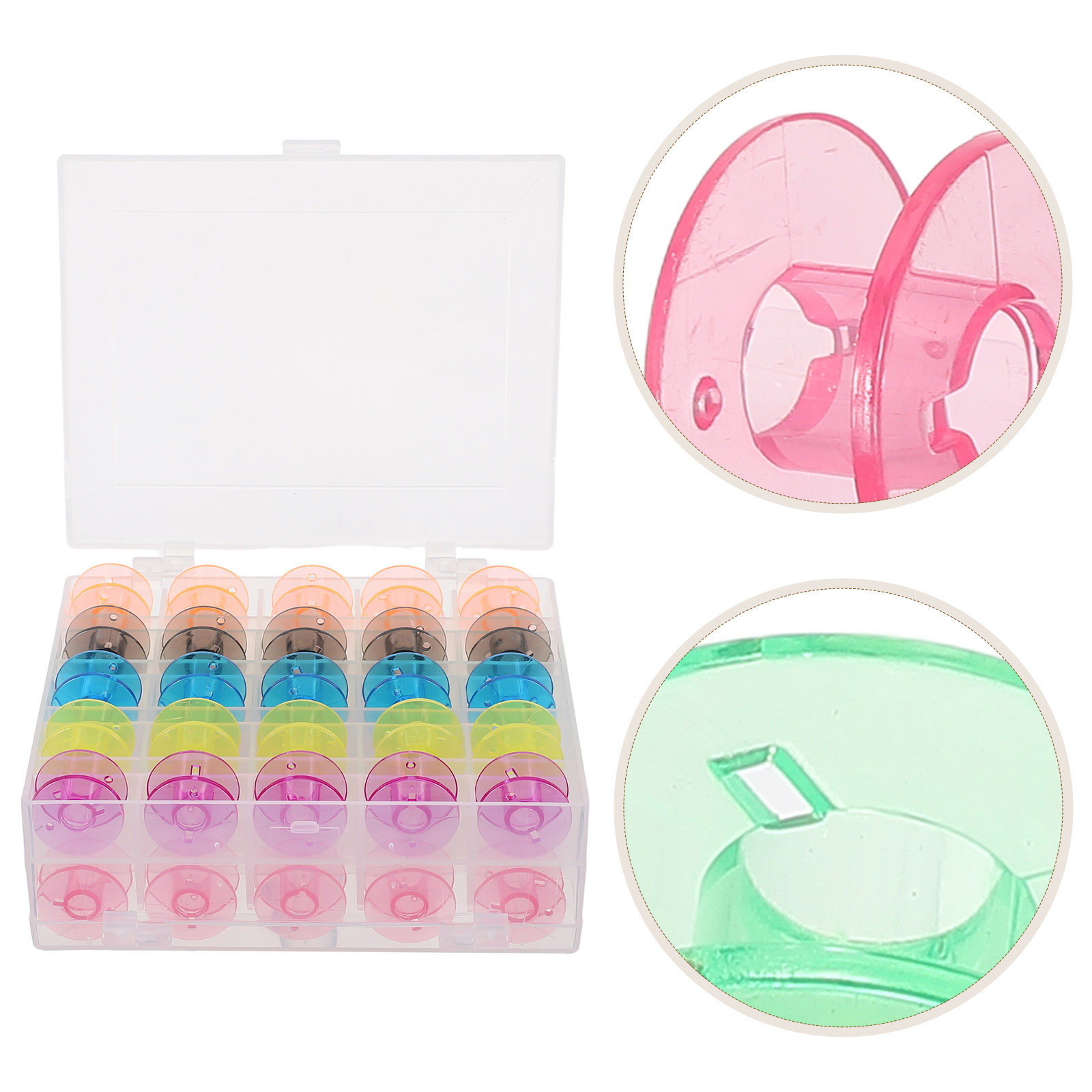 50Pcs Sewing Machine Bobbins P - Embroidery Thread review and price