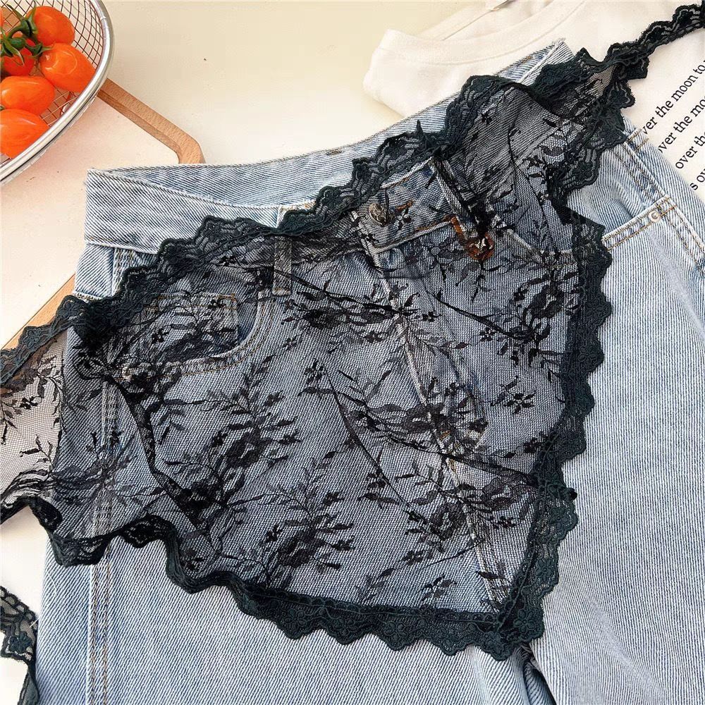 Soft Y2K Triangle Apron Flower - Embroidery Apron review and price