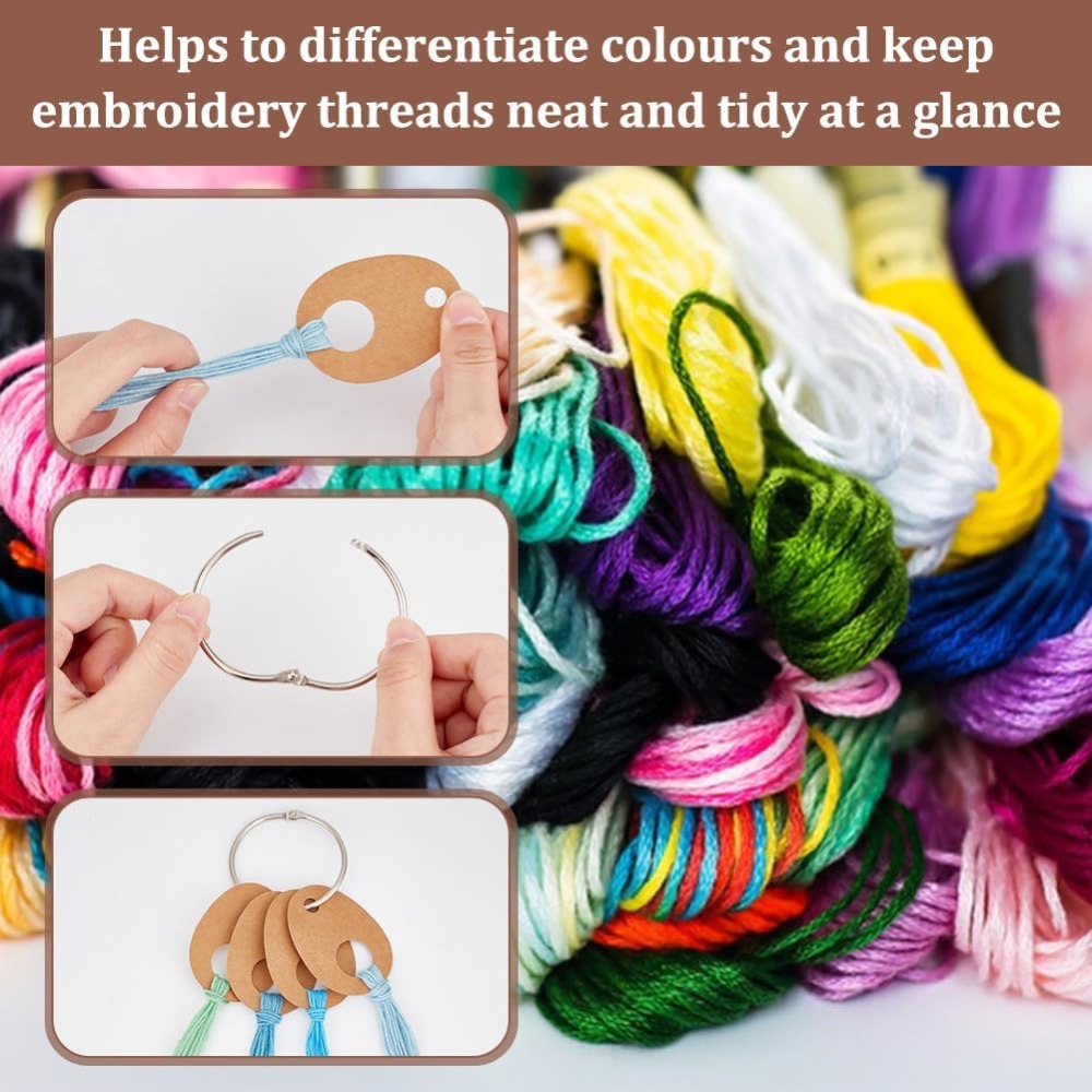 100Pcs Teardrop Floss Thread D - Embroidery Floss review and price