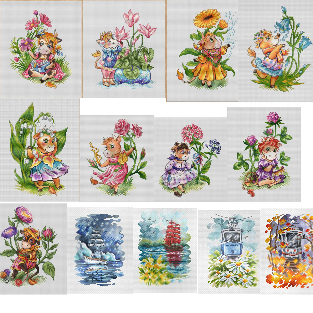 Counted Cross Stitch Kit for E - Embroidery Backpack Kit review and price