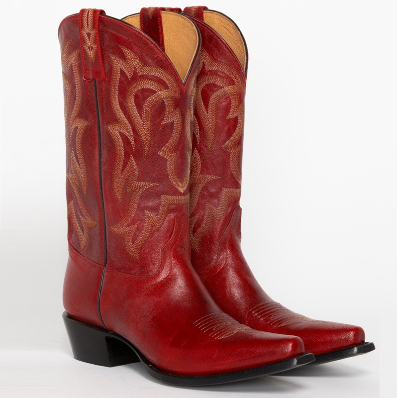 New Embroidered Women's Boots  - Embroidery On Leather review and price